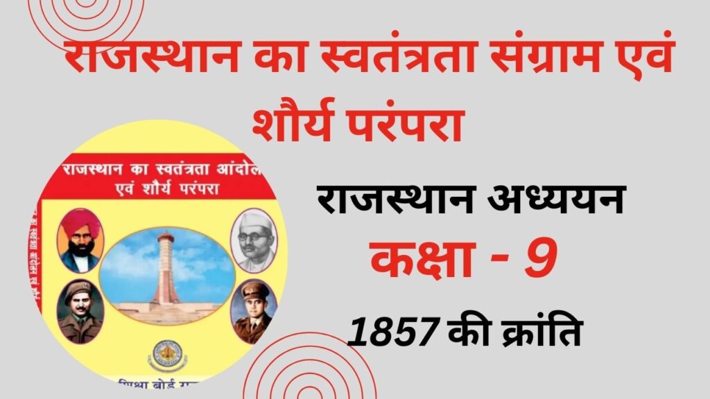Class 9 Rajasthan me 1857 ki Kranti MCQ